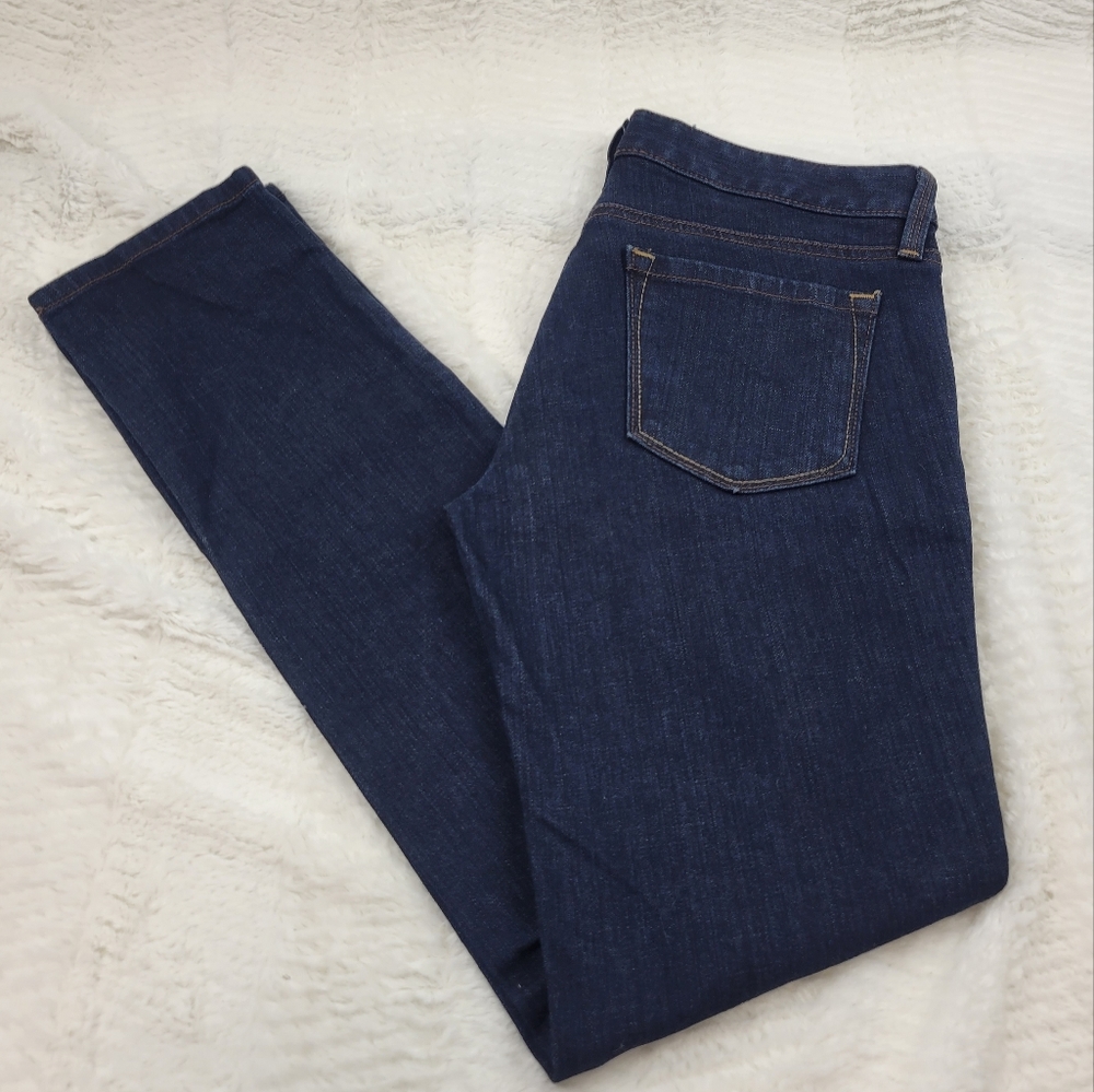 Loft Modern Slim super dark wash jeans